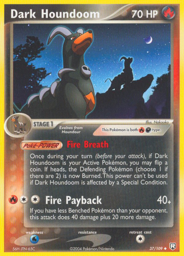 Team Rocket Returns Dark Houndoom #37/109